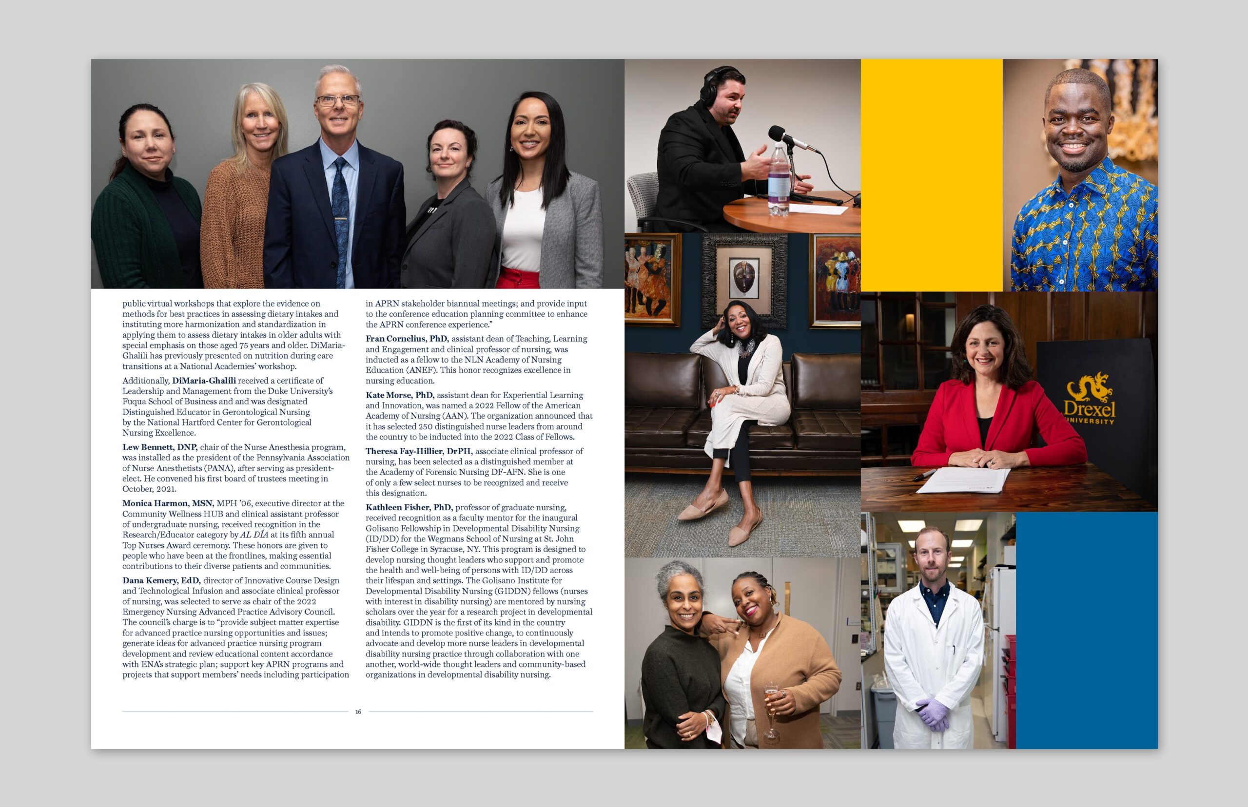 Annual Report spread