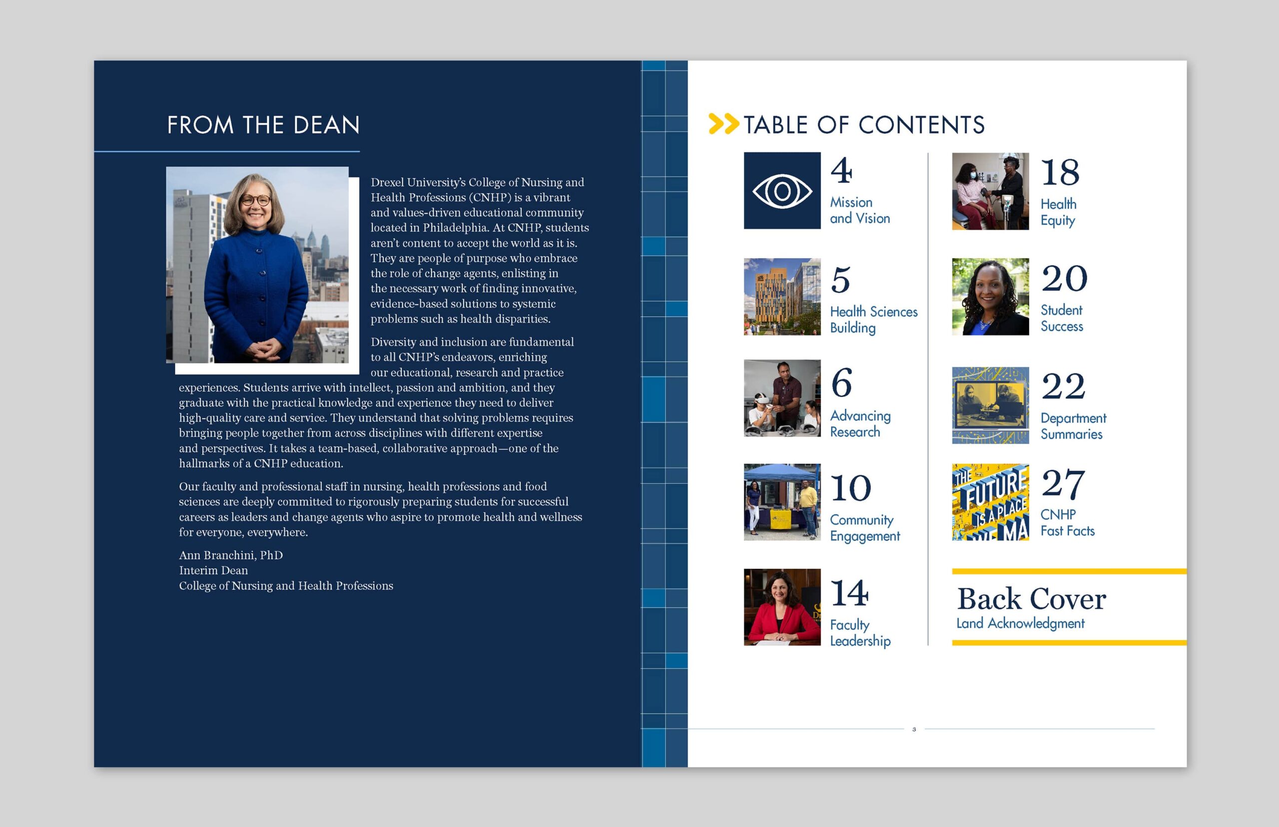 Annual Report spread